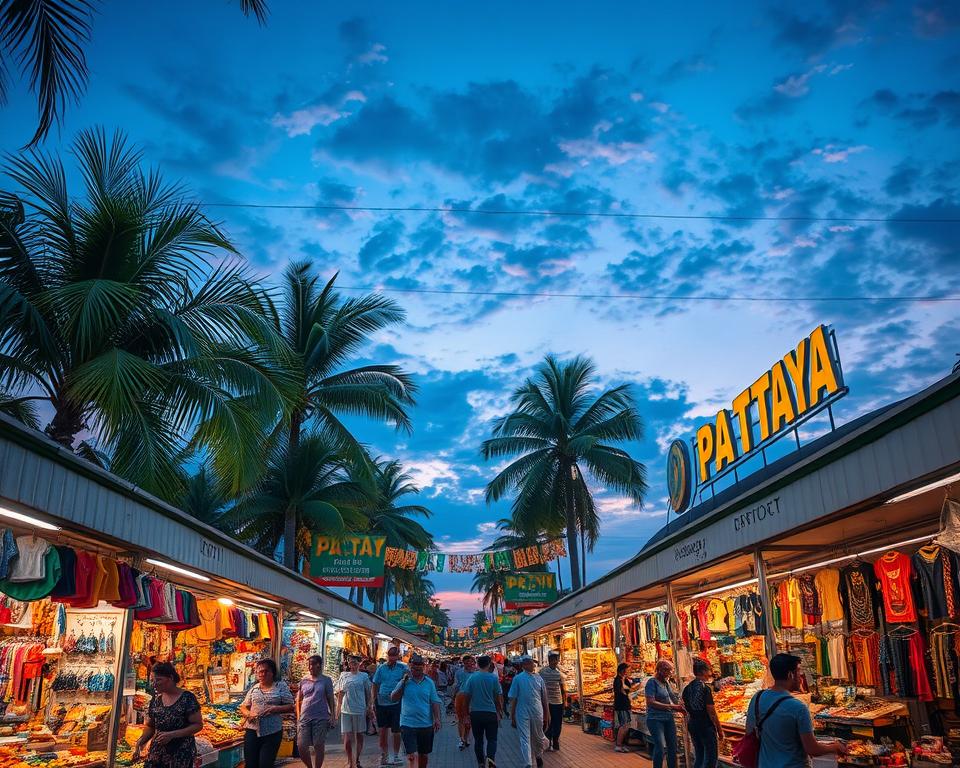 pattaya shopping markets